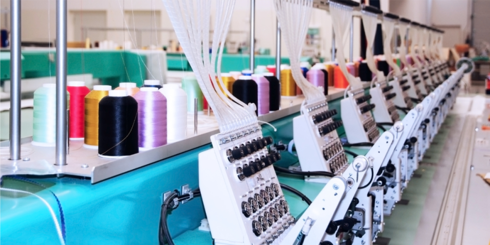 Industrial Automated Embroidery Machine