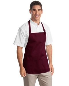 Port Authority Medium-Length Apron with Pouch Pockets.  A510