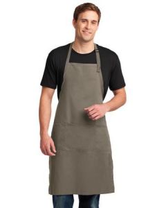 Port Authority Easy Care Extra Long Bib Apron with Stain Release. A700