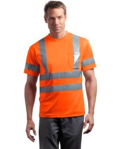 CornerStone - ANSI 107 Class 3 Short Sleeve Snag-Resistant Reflective T-Shirt. CS408