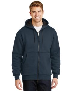 CornerStone - Heavyweight Full-Zip Hooded Sweatshirt with Thermal Lining.  CS620