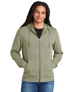 District Perfect Tri Fleece Full-Zip Hoodie DT1302