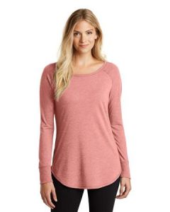 District  Women's Perfect Tri  Long Sleeve Tunic Tee. DT132L