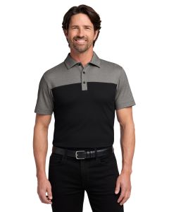 Port Authority Fine Pique Blend Blocked Polo K831