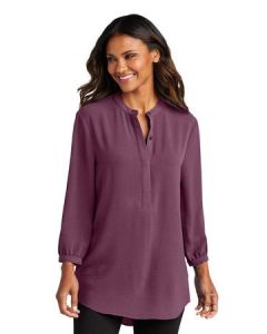 Port Authority Ladies 3/4-Sleeve Textured Crepe Tunic LW713