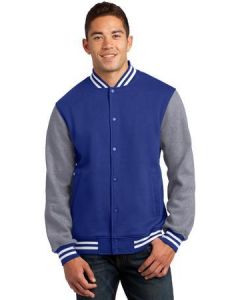 Sport-Tek Fleece Letterman Jacket. ST270