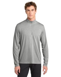 Sport-Tek PosiCharge Tri-Blend Wicking 1/4-Zip Pullover. ST407