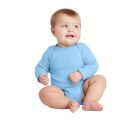 Rabbit Skins Infant Long Sleeve Baby Rib Bodysuit. RS4411