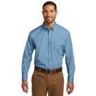Port Authority Long Sleeve Carefree Poplin Shirt. W100