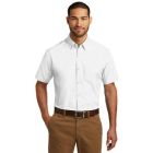 Port Authority Short Sleeve Carefree Poplin Shirt. W101