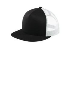 Sport-Tek  Yupoong  5-Panel Classic Trucker Mesh Back Cap. STC38